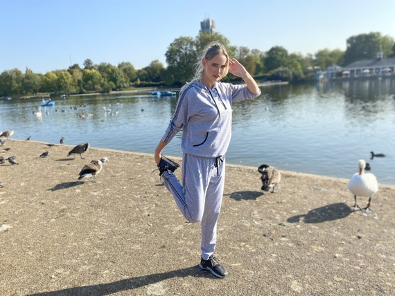 459 Tuta da ginnastica Nice Forex donna - melange chiaro