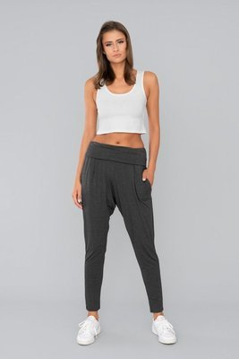 Pantaloni da donna grigi Moda italiana - melange scuro