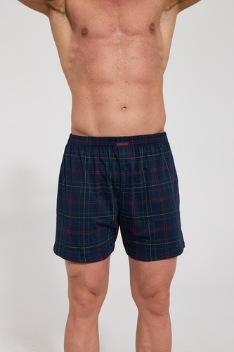 Boxer da uomo Cornette Comfort 002/357 008/357 blu navy 100% cotone