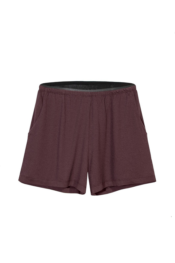 Shorts pigiama Mefemi Mila PDI1 viscosa morbidi comfort brown