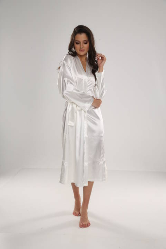 798 Vestaglia classica da donna Forex - perla