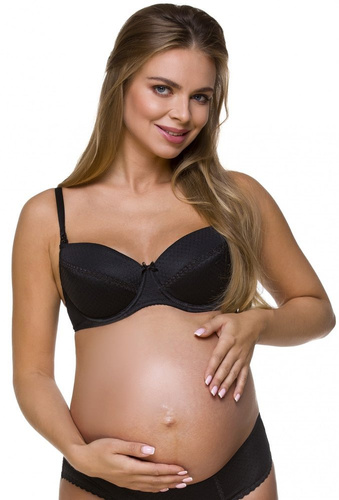 1732 Reggiseno per allattamento LUPOLINE - nero