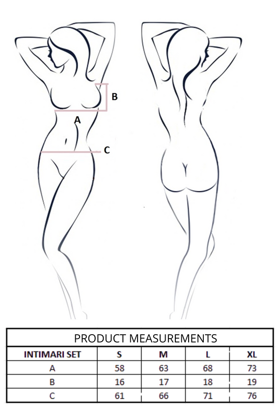 Intimari Set Pink Passion pink - elegante set di lingerie da donna