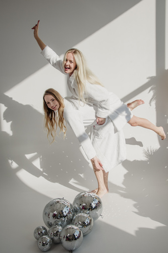 709 Vestaglia Manuela Forex da donna - bianco