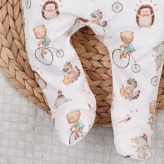 ABN-5590 Pantofole per bambini Circus Nini - 100% cotone biologico, morbide e anallergiche