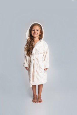 Accappatoio da bambina Italian Fashion - stampa/stelle dorate