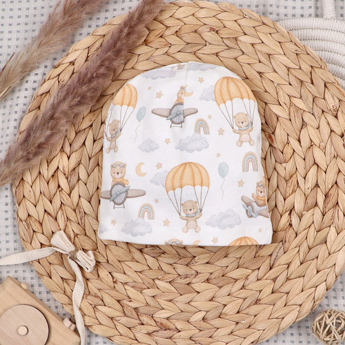 ABN-5520 Sky JourneyCappellino per bambini di Nini, in cotone biologico, morbido e arioso