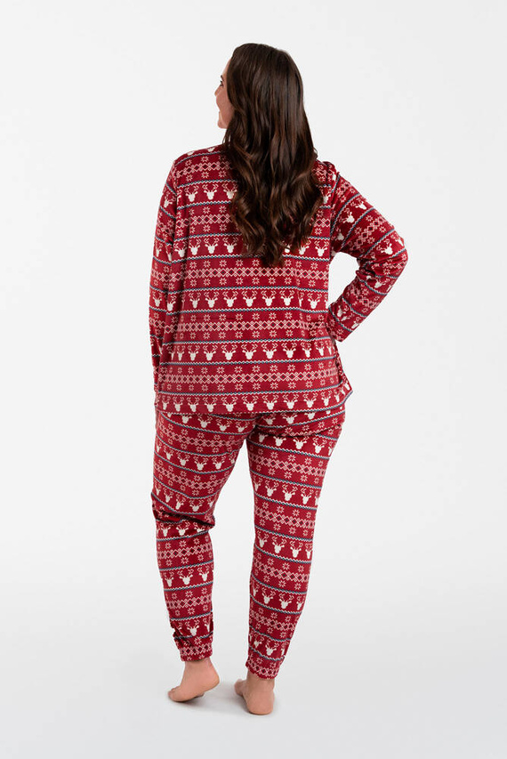 Iceland Fleece Set donna Moda italiana - stampa bordeaux