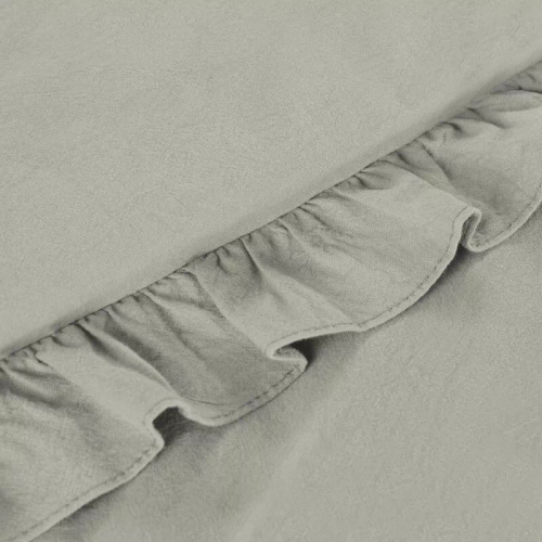 Biancheria da letto in cotone con volant Eurofirany 100% cotone con cerniera beige