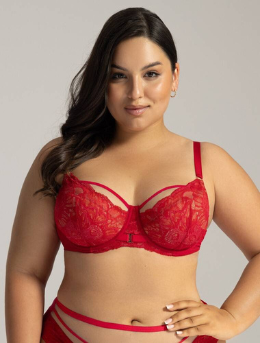 2157 Maxi reggiseno semi-imbottito Ava rosso