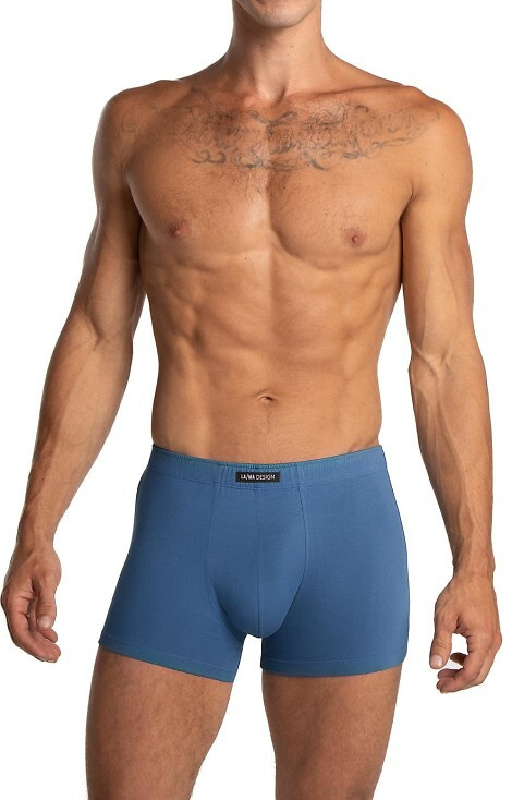 M-1070 Boxer Lama da uomo - cotone, 3 pezzi, blu navy/blu/grafite