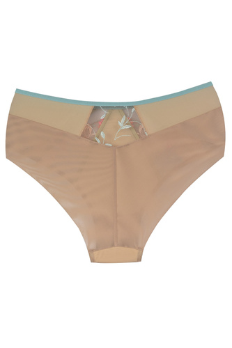 Mediolano Romantic 19248 slip beige ricamo floreale comodo elegante