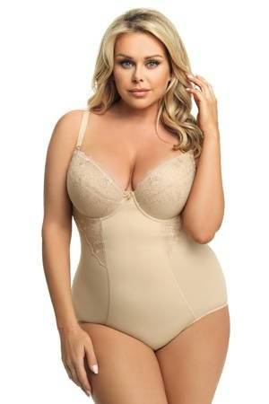 Gorsenia 184 Livia Corpo snellente con coppe - beige