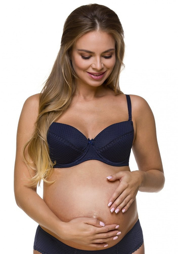 1732 Reggiseno per allattamento LUPOLINE - blu navy