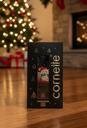 914/01 Set regalo di Natale Cornette per uomo - boxer e calzini, cotone