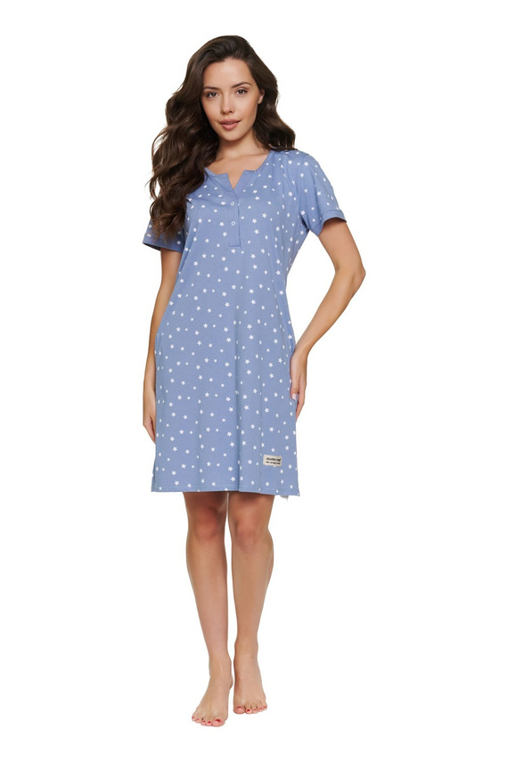 Camicia Premaman Doctor Nap 7556 in Cotone per Allattamento - stardust