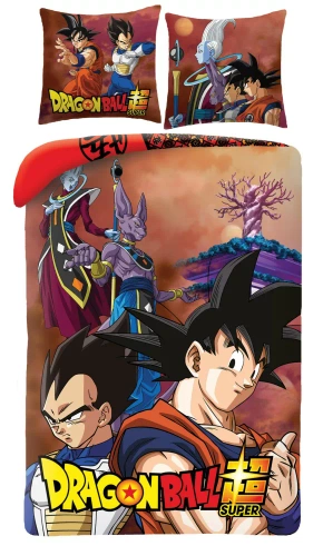 Dragon Ball Biancheria da letto per bambini Halantex - set colorato, poliestere