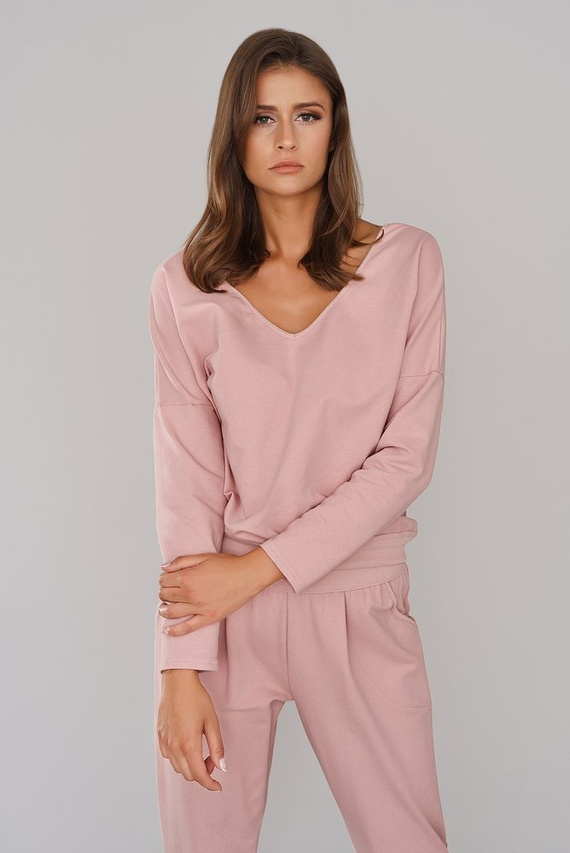 Karina Set donna manica lunga, pantaloni Moda italiana - caramello