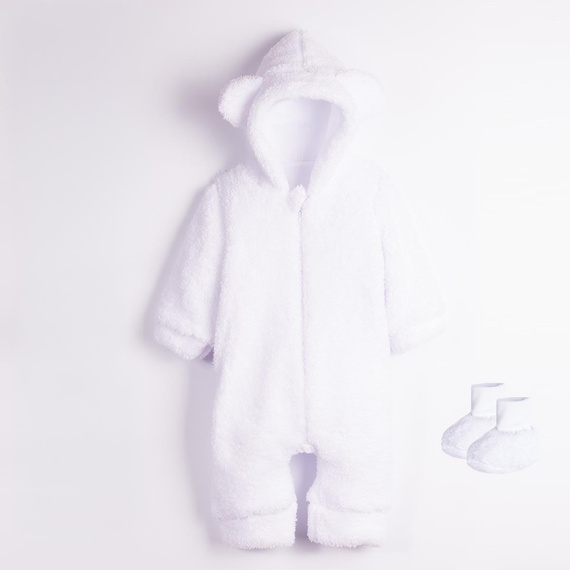Nicol 225270 Tuta Neonato Orsetto con Cappuccio e Piedini