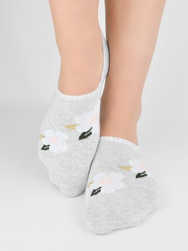 Calzini ballerina donna ST099 Noviti cotone invisibili silicone comfort