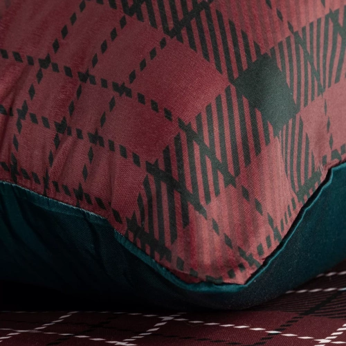 Noellie Biancheria da letto natalizia Eurofirany rosso - cotone ranforce, reversibile