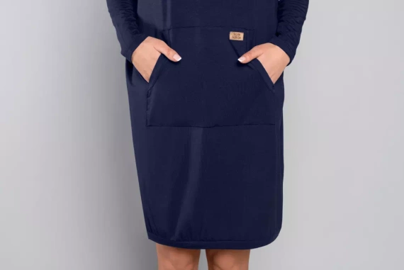 Tirana Tunica donna e premaman Italian Fashion - blu navy