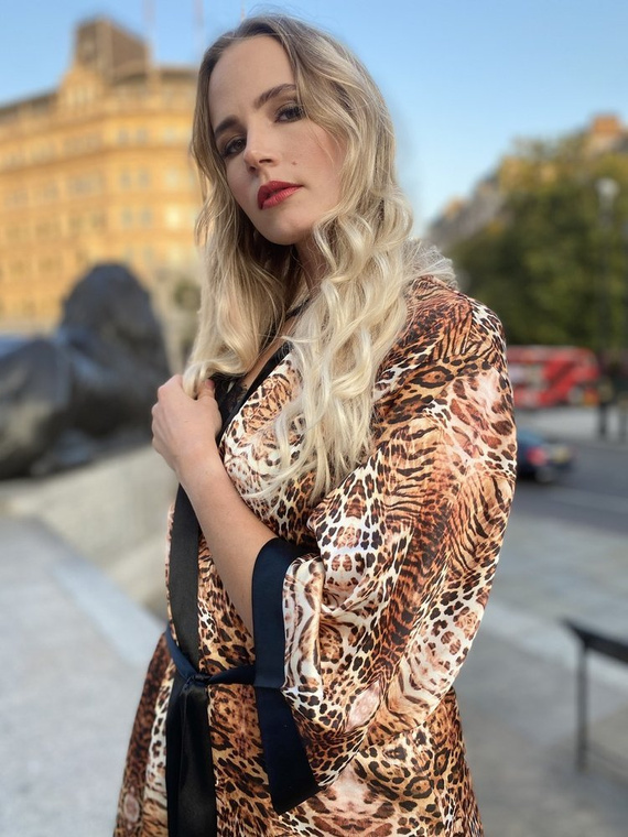 417 Valentina vestaglia da donna Forex - beige