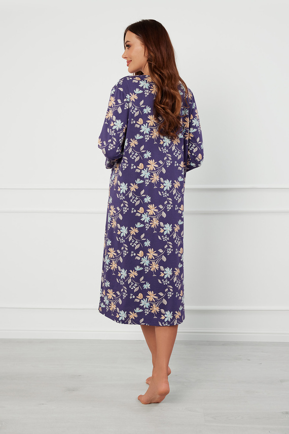 Camicia da notte Pulia, manica 3/4 Moda italiana - stampa