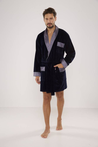 772 Vestaglia da uomo Bonjour in forex - blu navy