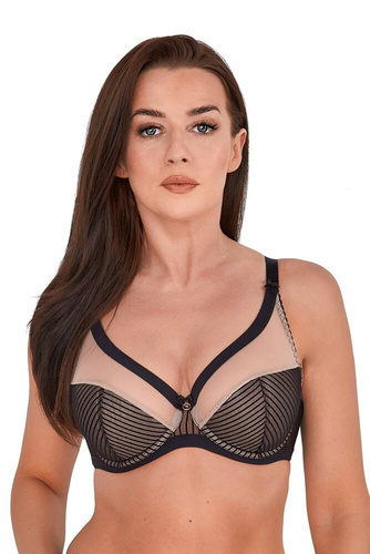 BS 1211 Reggiseno semi-imbottito Kim Gaia nero beige