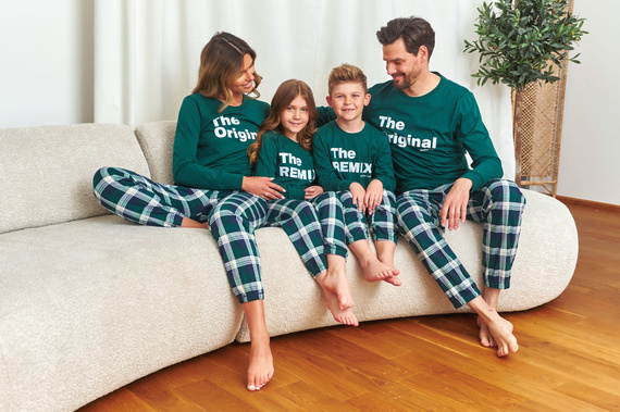 7340 Doctor Nap - Pigiama da donna "The Original" | 100% cotone, produzione polacca - smeraldo