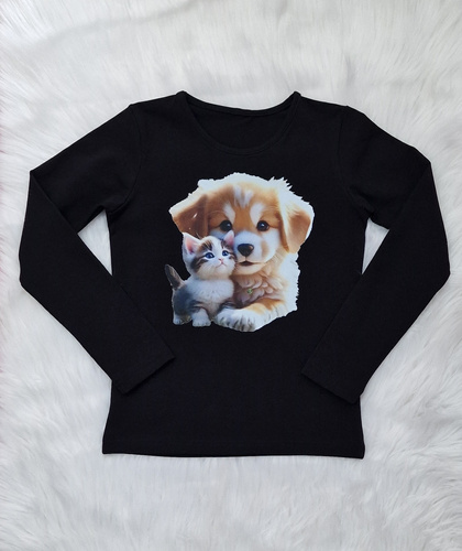 Friends Camicetta per bambini Bambarillo nero jersey | Comfort e stile