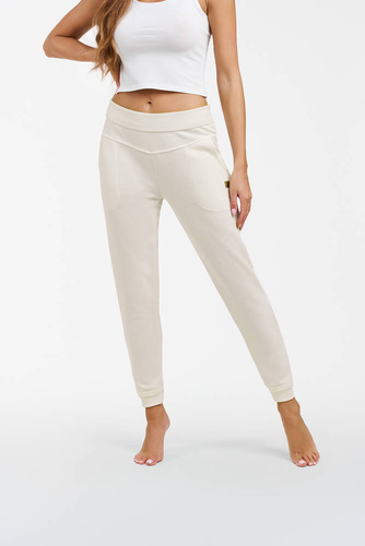 Pantaloni Roma da donna Moda italiana - ecru