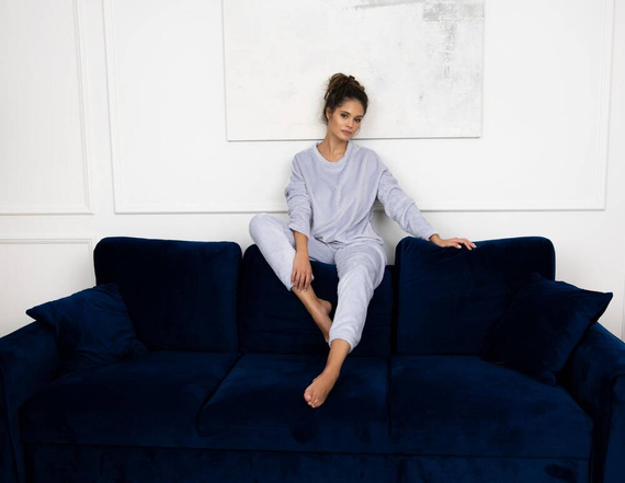 Pigiama da donna Esme Soft Sensis - grigio