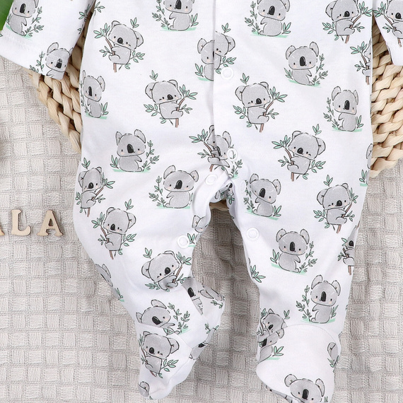 ABN-5206 Pagliaccetto neonato Nini Sweet Koala 100% cotone organico