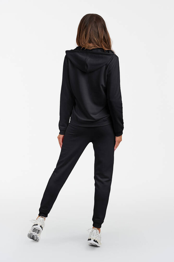 Roma Felpa da donna con cappuccio Italian Fashion - nero