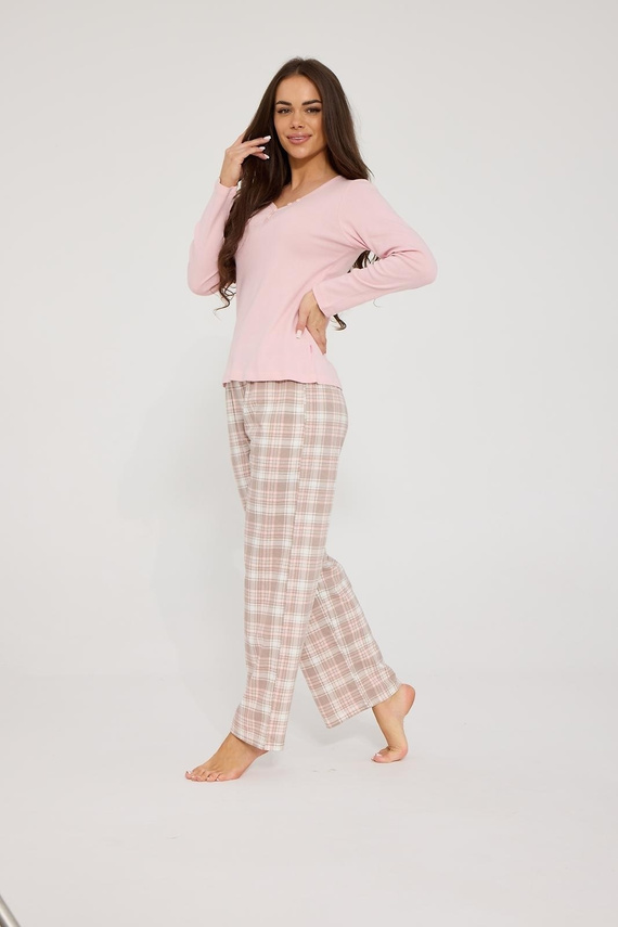 Cornette Colette 659/503 Pigiama donna in modal e cotone 3/4 fiori
