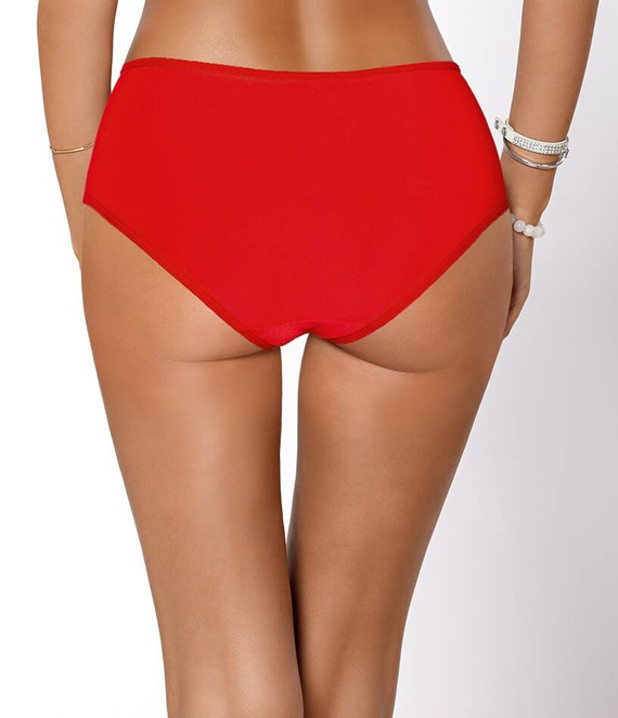 Mutandine a vita alta Paripari di Cynthia Donna - rosso