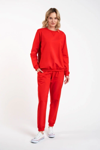 Panama Set tuta moda italiana - rosso