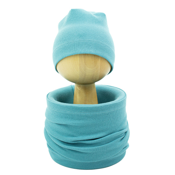Cappello e Scaldacollo Bambino Nicol 223268 Blu Cotone Primavera Autunno