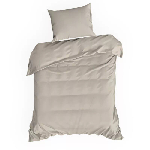 Biancheria da letto MI in microfibra Eurofirany morbida con cerniera 100% poliestere beige