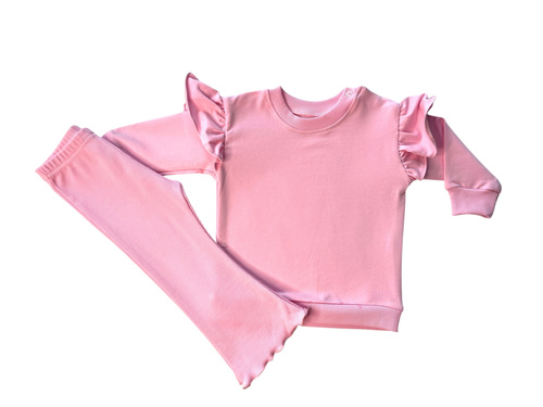 Mamatti DR2570 set bambina - camicetta e leggings rosa