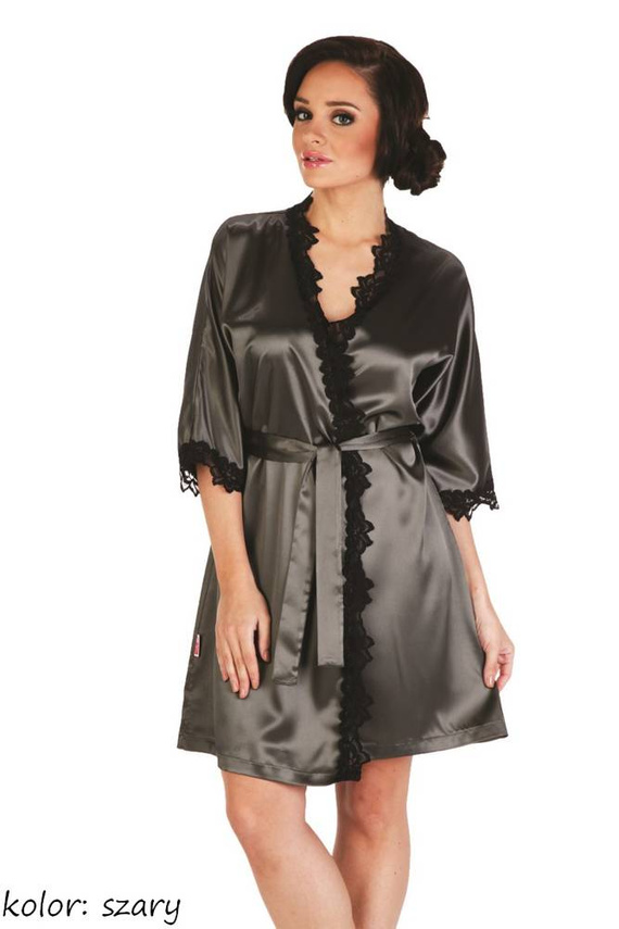 929 Kleoree Accappatoio da donna De Lafense - grigio