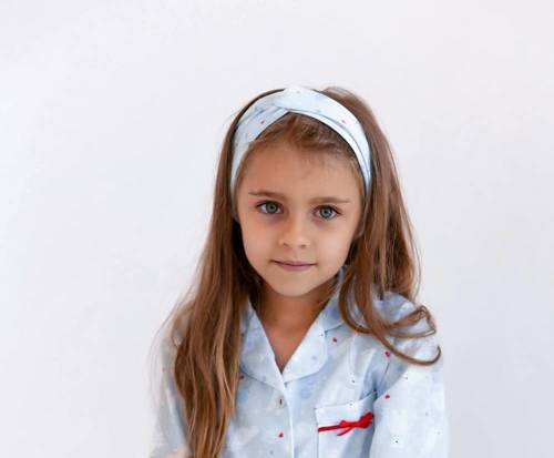 Orso bianco Kids Sensis fascia per bambine - blu