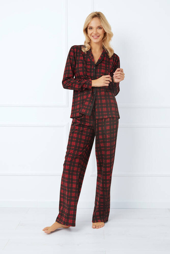 Nicola Pigiama da donna maniche lunghe, pantaloni lunghi Moda italiana - stampa