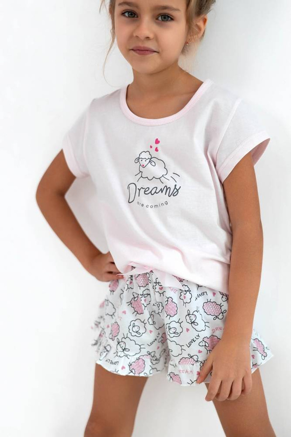 Sensis Lamb Kids Pigiama da bambina - rosa