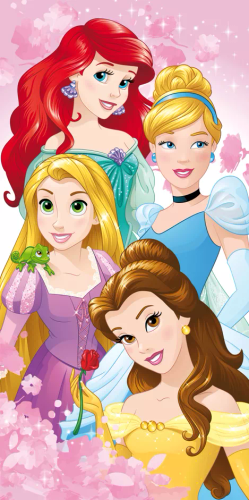 Asciugamano da spiaggia in cotone Principesse Disney Kids25 | Per bambine | Per spiaggia, piscina Jerry Jabrics