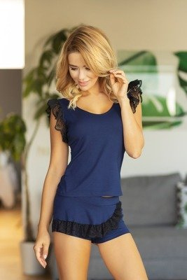 Tanis Set pigiama donna Kalimo - blu navy