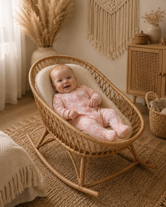 Pajac neonatale Mamatti PA16340 rosa in cotone con chiusura a pressione