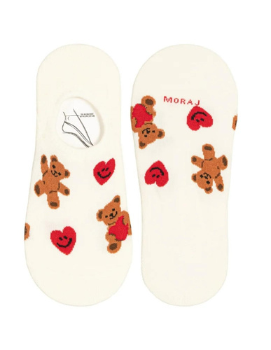 CDB200-140 Ballerine da donna Moraj - Ballerine comode con tacco in silicone e cuciture piatte